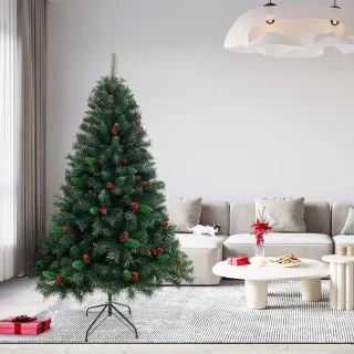 Kunstkerstboom 180 cm - bessen