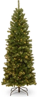 Kunstkerstboom 180 cm dun profiel groen