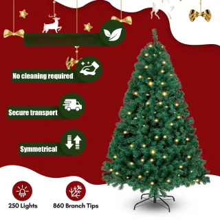 Kunstkerstboom 180 cm - groen dennenboom