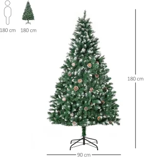 Kunstkerstboom 180 cm Groen