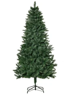 Kunstkerstboom 180 cm groen inclusief metalen standaard