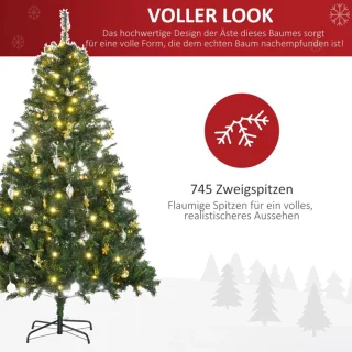 Kunstkerstboom 180 cm Groen