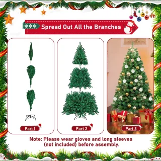 Kunstkerstboom 180 cm groen