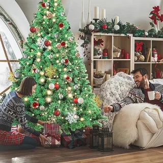 Kunstkerstboom 180 cm Groen PVC