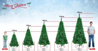 Kunstkerstboom 180 cm Groen - Sparvorm (PVC) met standaard