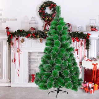 Kunstkerstboom 180 cm Groen - Sparvorm (PVC) met standaard