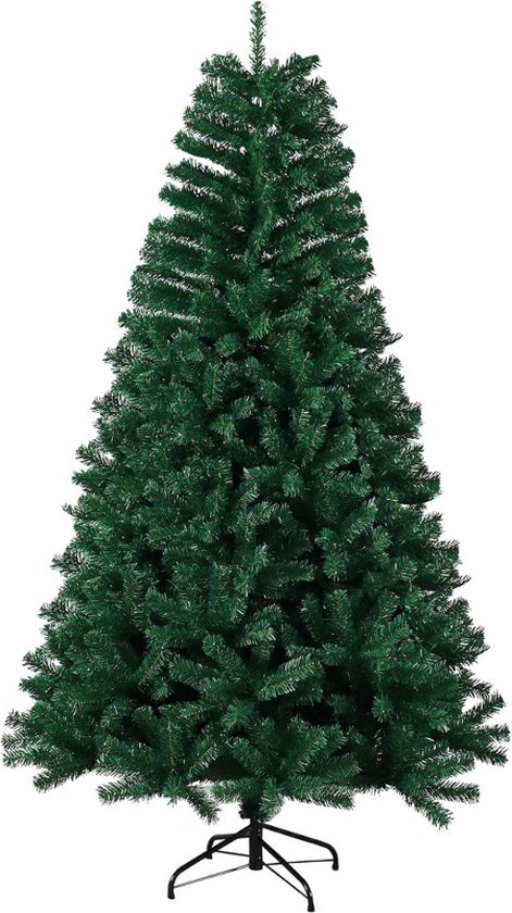 Kunstkerstboom 180 cm met 1200 takken en metalen basis