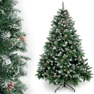 Kunstkerstboom 180 cm met dennenappels