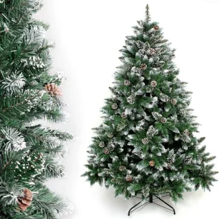 Kunstkerstboom 180 cm met ijzeren standaard