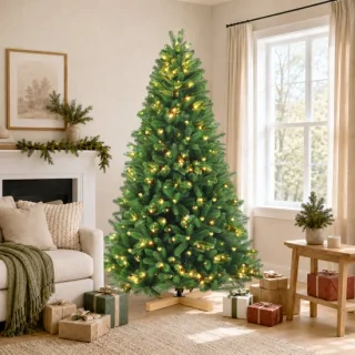 Kunstkerstboom 180 cm met lampjes