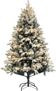 Kunstkerstboom 180 cm met LED-lichtjes