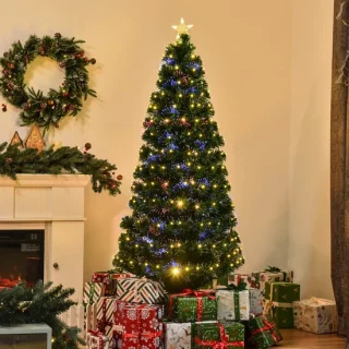 Kunstkerstboom 180 cm met ledverlichting