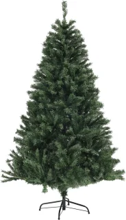 Kunstkerstboom 180 cm met stalen voet groen