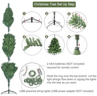 Kunstkerstboom 180 cm