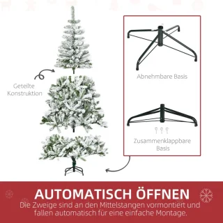 Kunstkerstboom 180 cm (Ø105 cm)