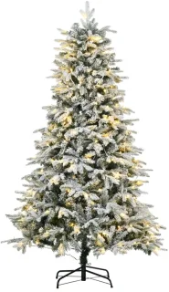 Kunstkerstboom 180 cm Ø105 cm Groen-Wit