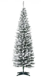Kunstkerstboom 180 cm Ø55 cm Groen-wit Metalen standaard