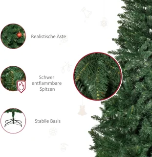 Kunstkerstboom 180 cm Ø90 cm