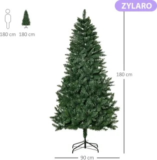 Kunstkerstboom 180 cm Ø90 cm