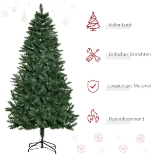 Kunstkerstboom 180 cm Ø90 cm