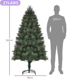 Kunstkerstboom 180 cm Ø90 cm