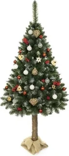 Kunstkerstboom 180 cm op stam 3-delig