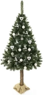 Kunstkerstboom 180 cm op stam 3-delig