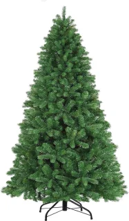 Kunstkerstboom 180 cm PVC met metalen standaard