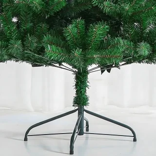 Kunstkerstboom 180 cm PVC met metalen standaard
