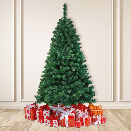 Kunstkerstboom 180 cm PVC met Metalen Standaard