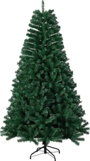 Kunstkerstboom 180 cm PVC met metalen standaard