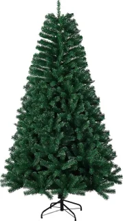 Kunstkerstboom 180 cm PVC met metalen standaard