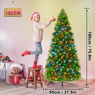 Kunstkerstboom 180 cm PVC/PE