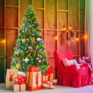 Kunstkerstboom 180 cm PVC/PE