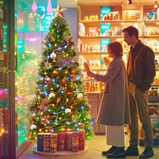 Kunstkerstboom 180 cm PVC/PE