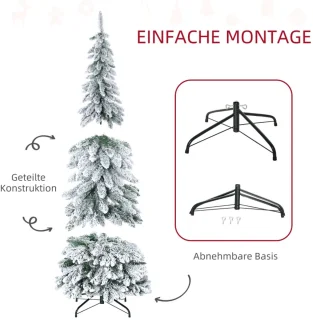Kunstkerstboom 180 cm – Slanke uitvoering