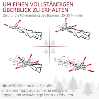 Kunstkerstboom 180 cm – Slanke uitvoering