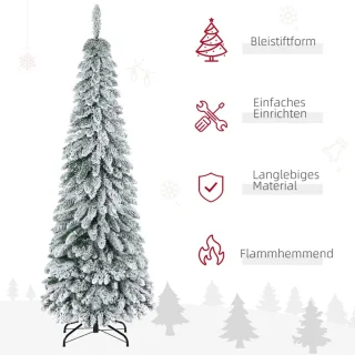 Kunstkerstboom 180 cm – Slanke uitvoering