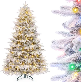 Kunstkerstboom 180 cm Sneeuw