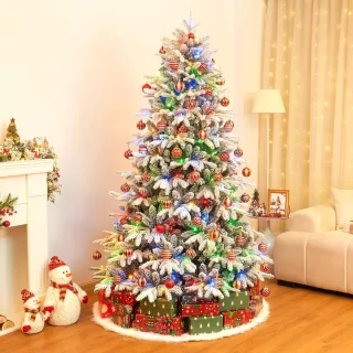 Kunstkerstboom 180 cm Sneeuw