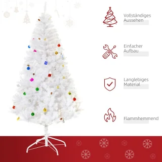 Kunstkerstboom 180 cm Sneeuwwit