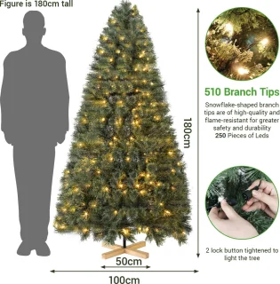 Kunstkerstboom 180 cm