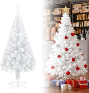 Kunstkerstboom, 180 cm, wit