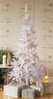 Kunstkerstboom 180 cm wit 400 tips