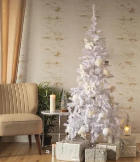 Kunstkerstboom 180 cm wit 400 tips
