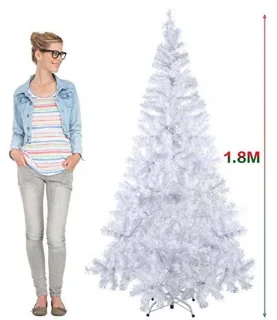 Kunstkerstboom 180 cm wit