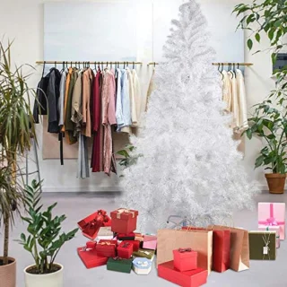 Kunstkerstboom 180 cm wit