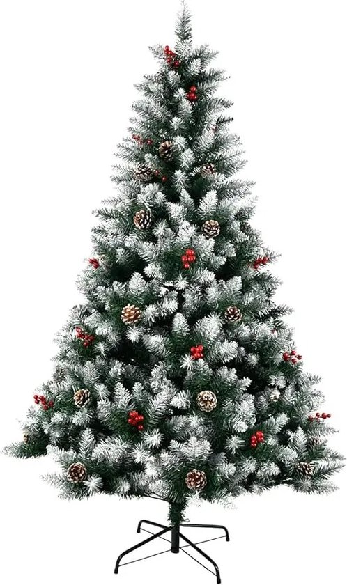 Kunstkerstboom 1.80 m met metalen standaard