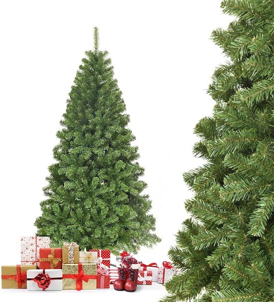 Kunstkerstboom 180/225 cm met metalen standaard