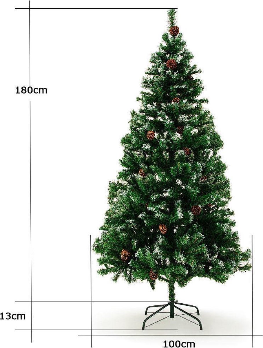 Kunstkerstboom 180cm Denappel Besneeuwd